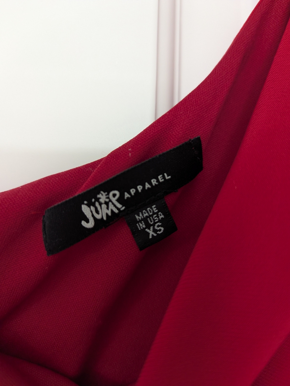 NWT One-Shoulder Ruched Red Dress - Picture 3 of 3